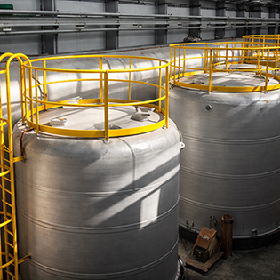 acid pickling tanks